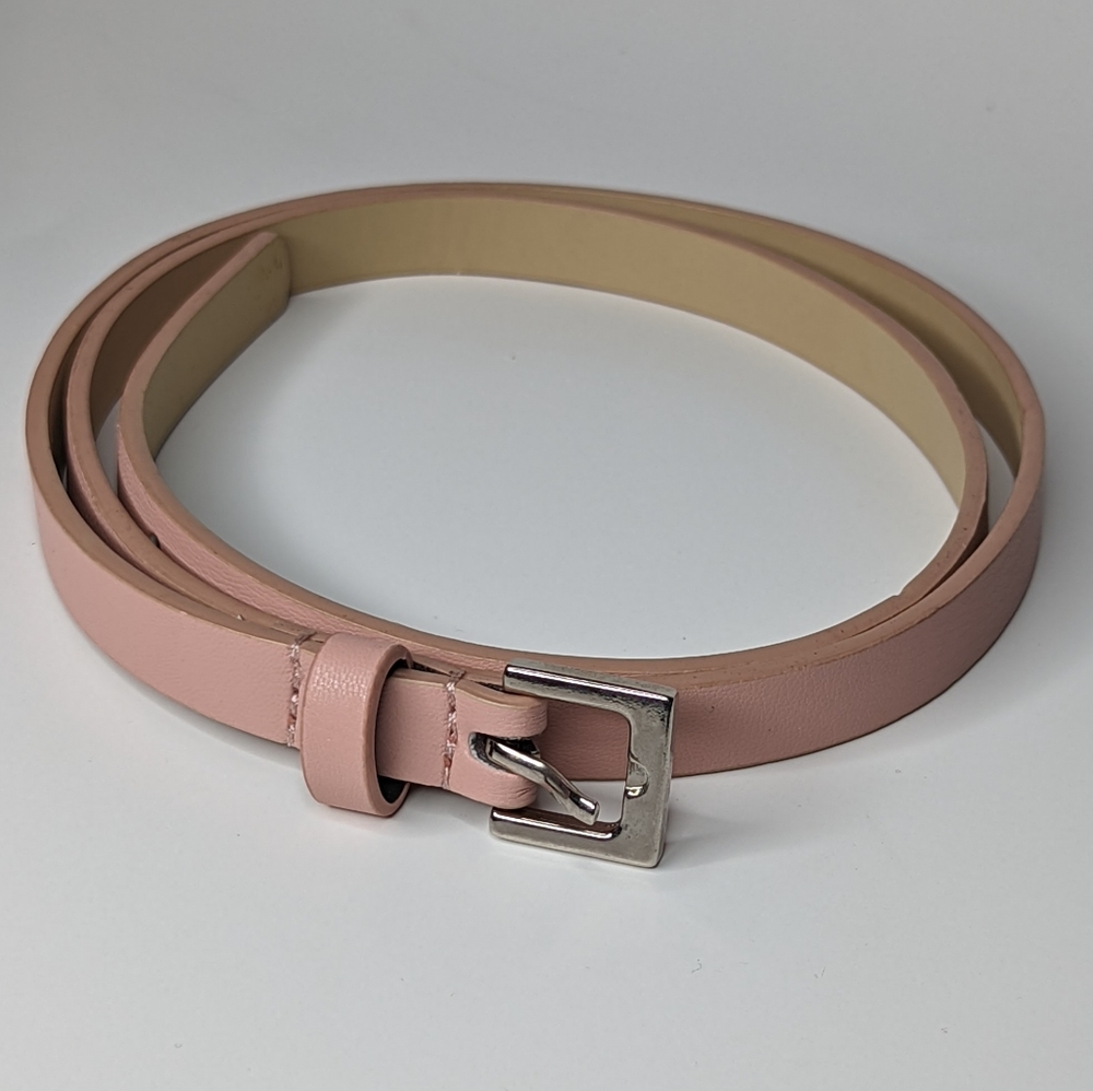 🟠3/$15 - Pink Women's Skinny Belt